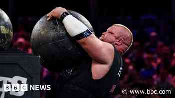 Strongest man 'humbled' by support after injury