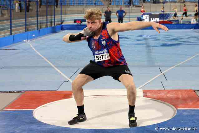Kogelstoter Andreas De Lathauwer zorgt op KVV voor derde prestatie aller tijden