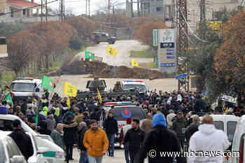 Israeli forces kill 15 people in south Lebanon as residents try to return, Lebanese authorities say