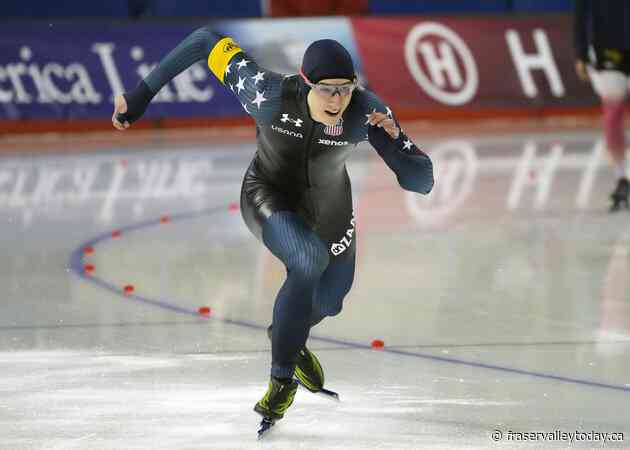 American speedskating star Jordan Stolz wins World Cup 500 metres in Calgary