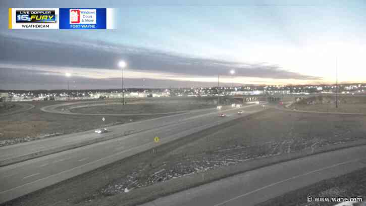 Cold with decreasing clouds tonight