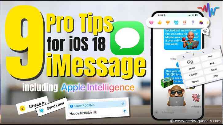 9 iMessage Features That Will Change the Way You Text Forever in iOS 18
