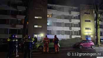 Forse rookontwikkeling bij brand Vondellaan Groningen