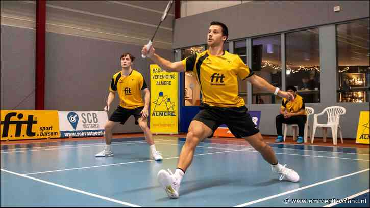 Almere - Almeerse badmintonners overtuigend naar finale om landstitel