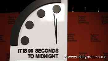 Is humanity doomed? Doomsday Clock will be updated TOMORROW to determine our fate - so, will it tick closer to midnight?
