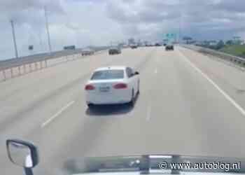 Video: Volkswagen ziet stilstaand verkeer te laat