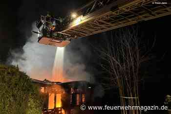 Länderübergreifende Hilfe bei Ferienhaus-Brand