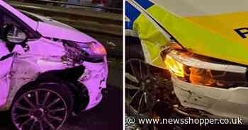 Arrest after police hit 'stolen car driving wrong way' down A2 in Welling