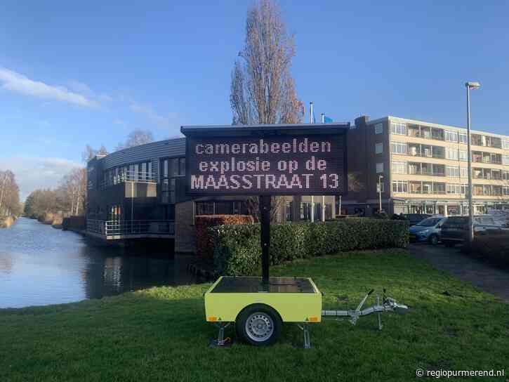 Opsporing Verzocht besteed uitgebreid aandacht aan explosie Maasstraat Purmerend