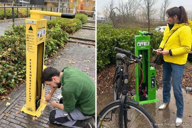 Provincie plaatst 12 openbare herstelzuilen in provinciale domeinen: “Fietsers kunnen technisch probleem zelf snel oplossen”