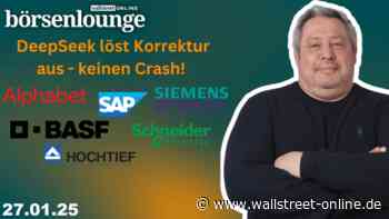 wO Börsenlounge : DeepSeek-Minicrash Grund zur Sorge? - Bitcoin, Nvidia & SAP vor Zahlen shorten?