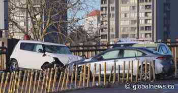 Woman dies in five-car crash on Pattullo Bridge