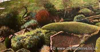 Artist traces length of Northumberland river with series of paintings