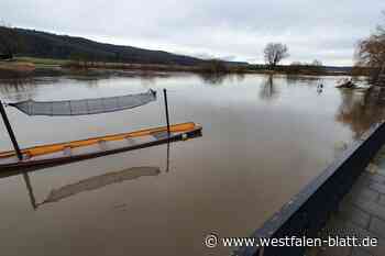 Schneeschmelze: Weserpegel in Höxter steigt kräftig an