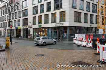 „Autofalle“ in der Bielefelder Altstadt