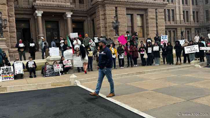 'It saddens me': Protesters take to the Texas Capitol after ICE operations in Austin