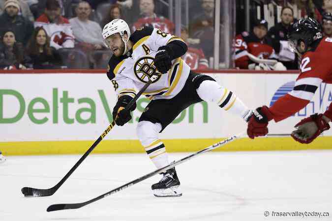 Pastrnak, McTavish, Hayton named NHL’s three stars of the week