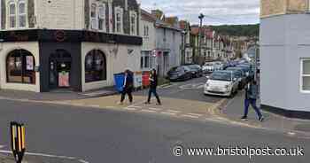 Pedestrian hit by van and knocked into bin in Weston-super-Mare