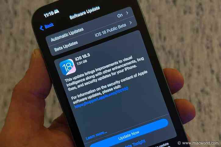 5 small (but still kinda big) changes coming to your iPhone in iOS 18.3