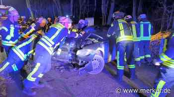 Fahranfänger prallt in Moosinning an Baum