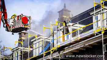 Brandweer nog hele nacht bezig met brand bij Iraakse ambassade in Den Haag