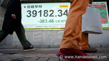 Nikkei, Yen, Hang Seng: Auch an den Asienbörsen leiden die Technologiewerte