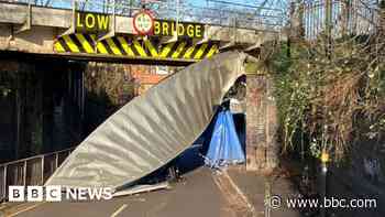 Fourth crash into railway bridge in one month