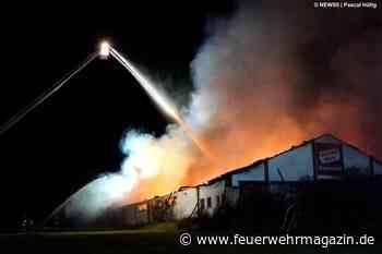 Großbrand im Baumarkt