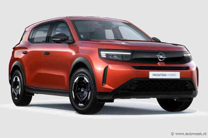 Opel Frontera: goedkoper dankzij 100 pk sterke mild-hybride