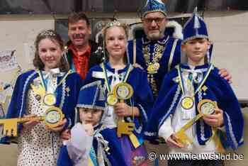 Marie, Finn, Febe en Senne zijn verkozen tot jeugd- en tienerprinsenpaar Bostroë Carnaval