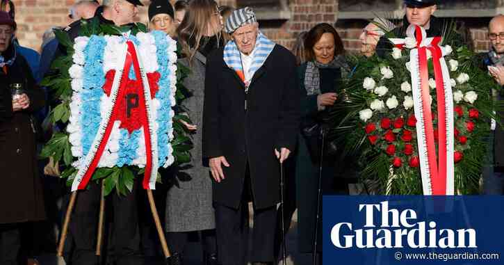 ‘Memory hurts, memory guides’: Auschwitz survivors mark anniversary with warnings over rising antisemitism