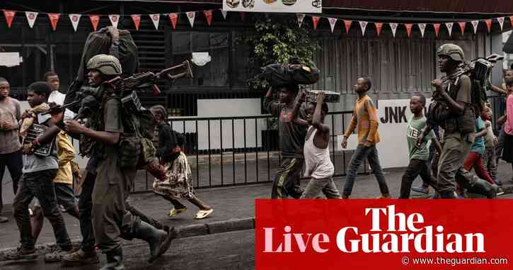 DRC conflict: M23 rebels enter Goma after claiming capture of city – as it happened
