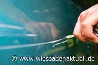 Auto auf Beifahrerseite zerkratzt