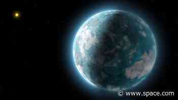 Newly discovered super-Earth orbits in and out of its star's habitable zone. Could life survive its extreme climate?