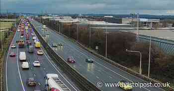 M5 crash sparked lane closure near Bristol ahead of rush hour