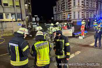 Zwei Verletzte bei Unfall in der Bielefelder Innenstadt
