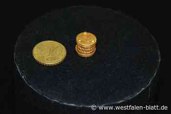 Sondengänger findet römisches Mini-Dosenschloss in Petershagen