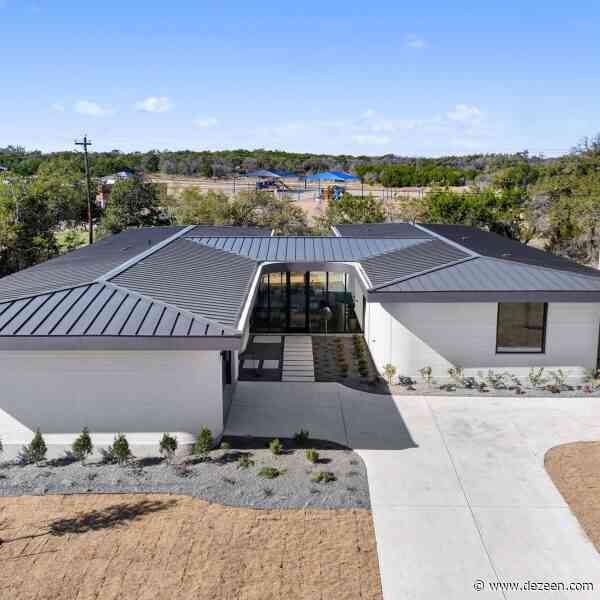 ICON completes 3D-printed house with metal roof in Texas