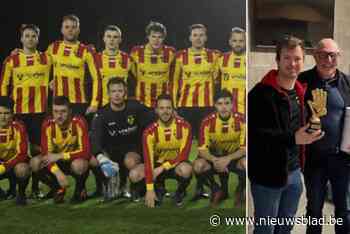 Doelman van Stormvogels Haasrode gelauwerd na 250 matchen, al mist hij speech op het veld: “Bij zo’n verlies duik ik onmiddellijk de kleedkamer in”