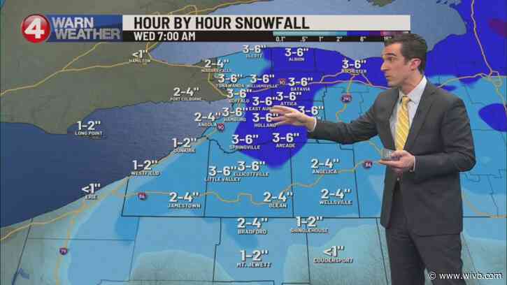 Snow returns tonight through Wednesday
