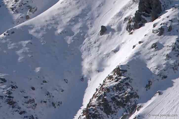 Scary Crash Sidelines American Rookie Freeride Skier