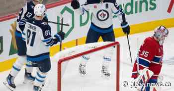 Connor scores twice as Winnipeg Jets overcome slow start in 4-1 win in Montreal