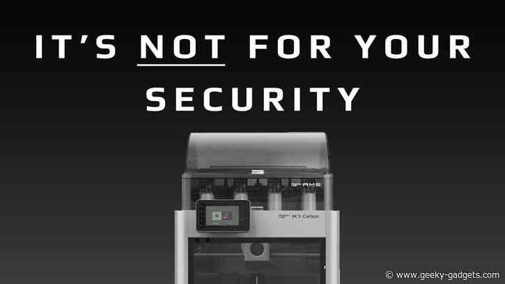 Why is Bambu Labs is Locking Down its Firmware?