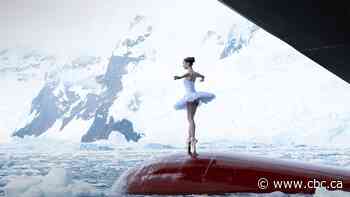 #TheMoment a ballerina danced on a ship's bow in the Antarctic Ocean