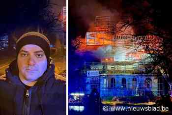 Uitbater Kasteel Tivoli ziet monument voor zijn ogen uitbranden: “Het is een catastrofe, heel het dak is ingestort”