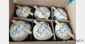 Vers gesneden kokos met houdbaarheid van twee weken