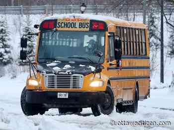School buses cancelled in Ottawa and across region due to snow