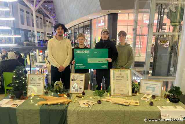 Studenten Don Bosco scoren met duurzame borrelplanken