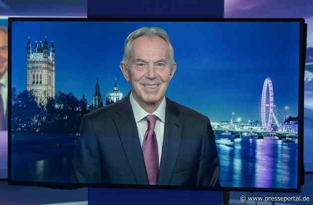 Tony Blair bei „maischberger“: Regierungen müssen technologischen Wandel nutzen – aber IT-Unternehmen auch regulieren