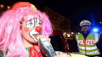 Faschingsgaudi, „aber bitte ohne Alkohol am Steuer“